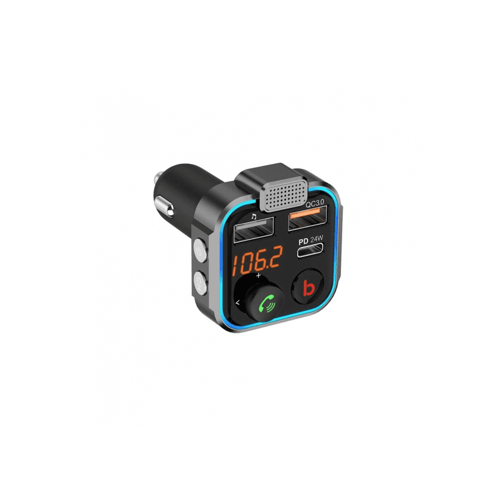 Porodo Smart Car Charger Fm Transmitter