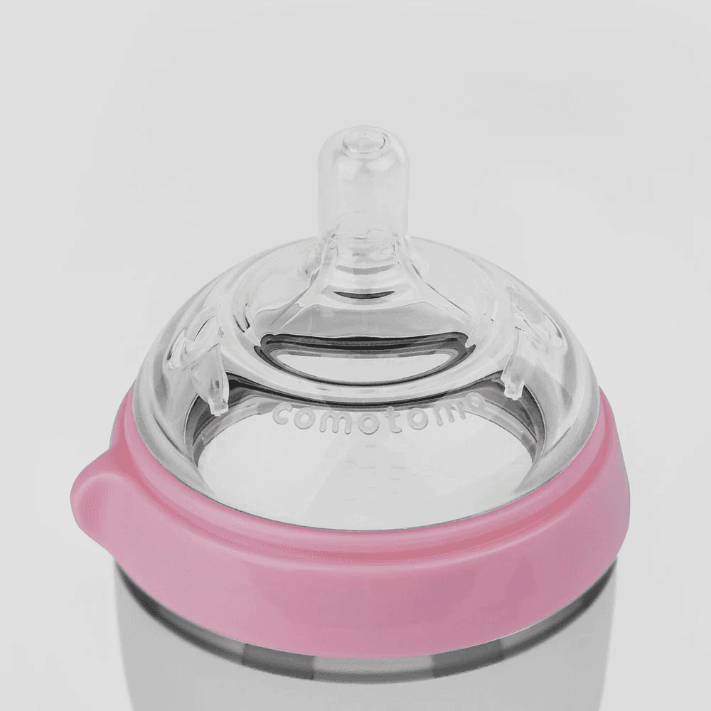 Comotomo Baby Bottle 5 oz (150 ml) -  Pink