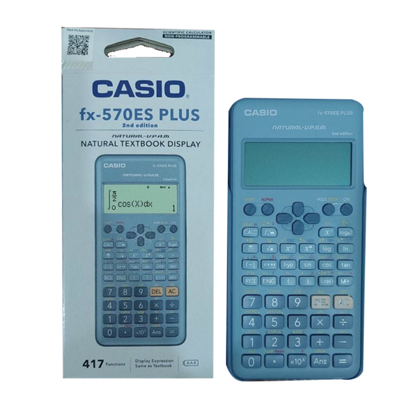 Casio Calculator Scientific FX-570ES PLUS-BU