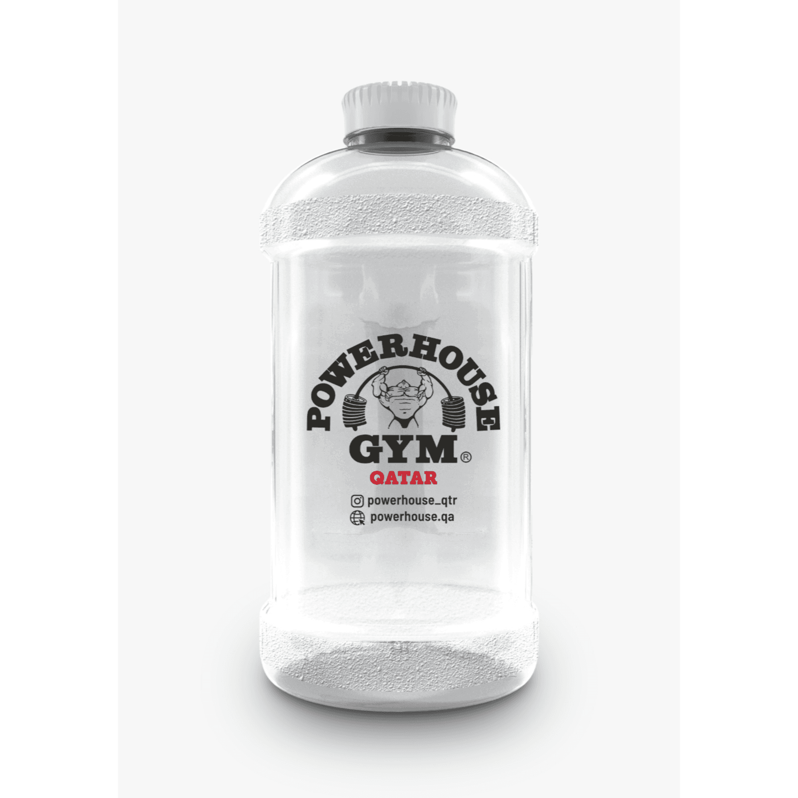 PH Logo Qatar Bottle Opal White 2200ml