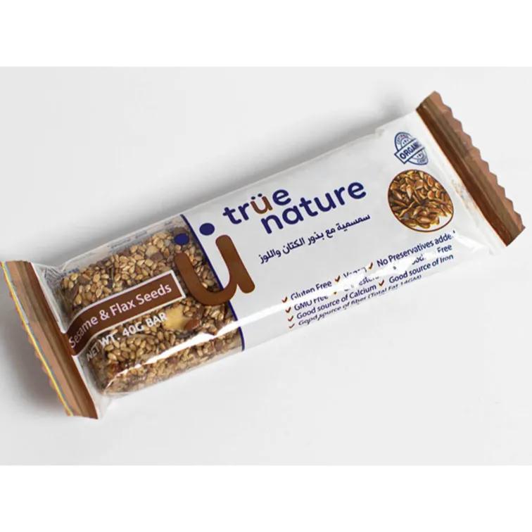 Organic Sesame Flax Seed Bar