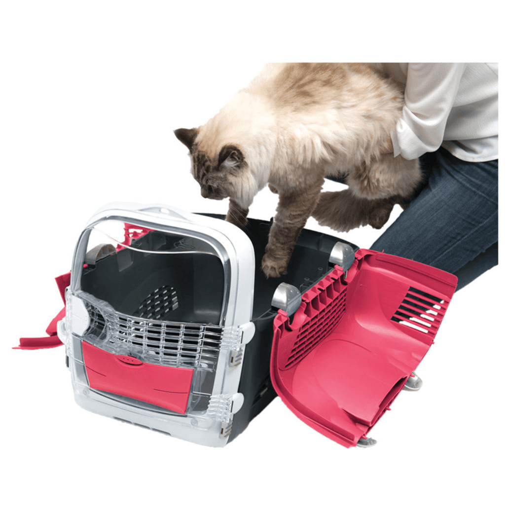 Cabrio Cat Carrier System - Cherry Red