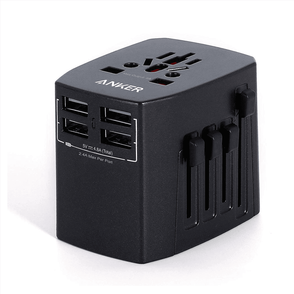 Anker Universal Travel Adapter with 4 USB Ports - A2730H11