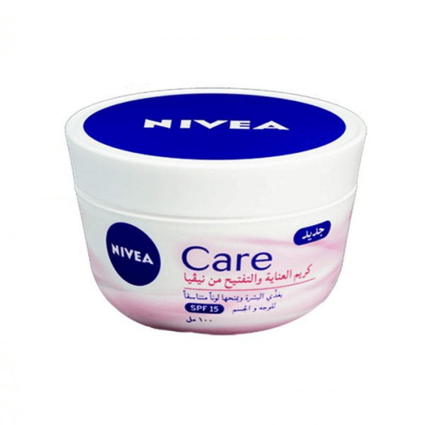 Nivea Care Fairness Cream For Face, Body & Hands - SPF 15, 100ml