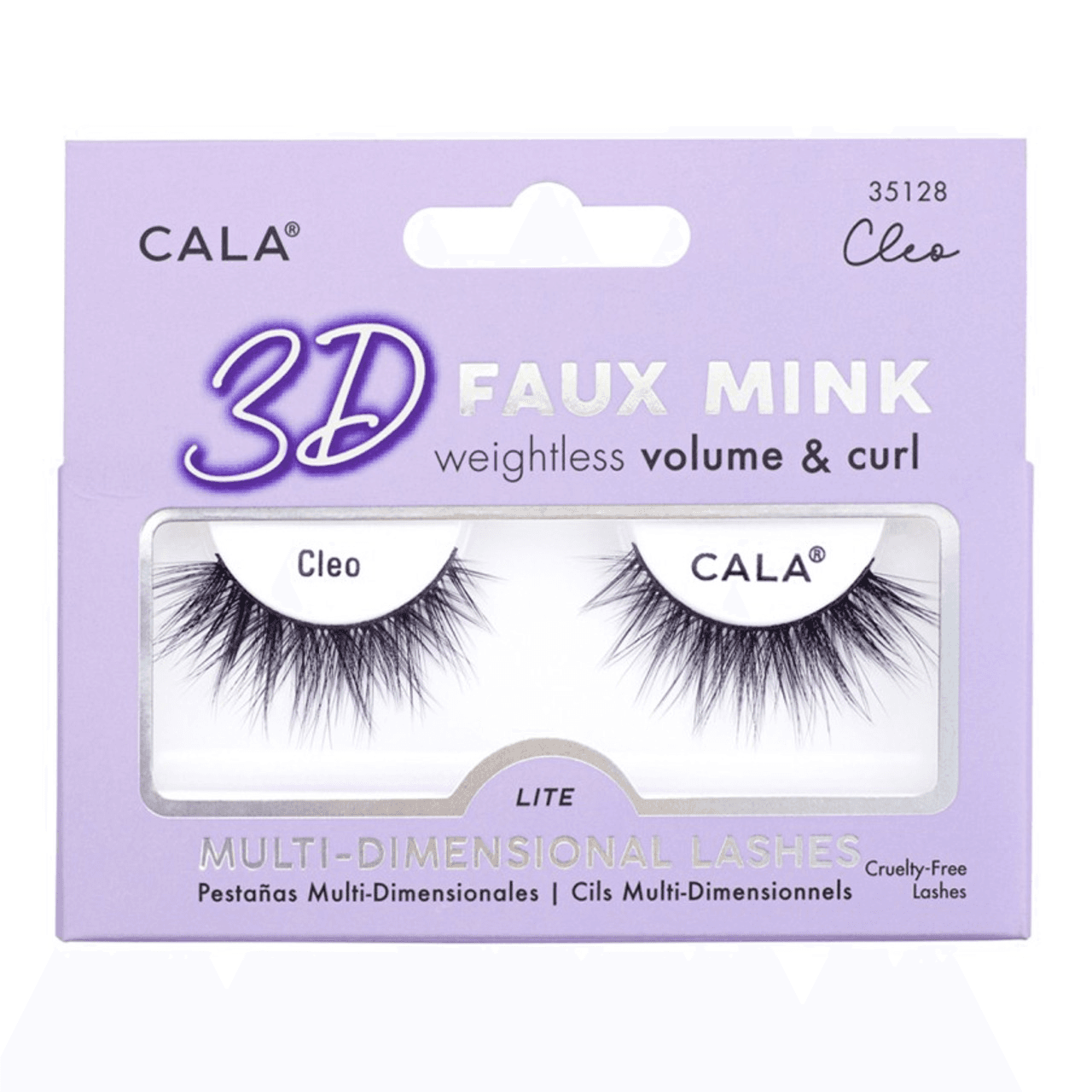 Cala 3D Faux Mink Lashes Cleo Code-35128