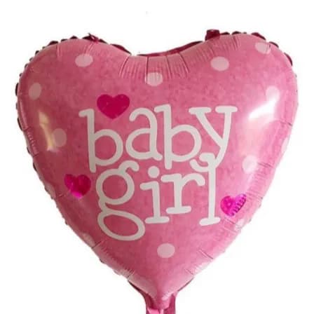 Baby Girl Helium Balloon 1