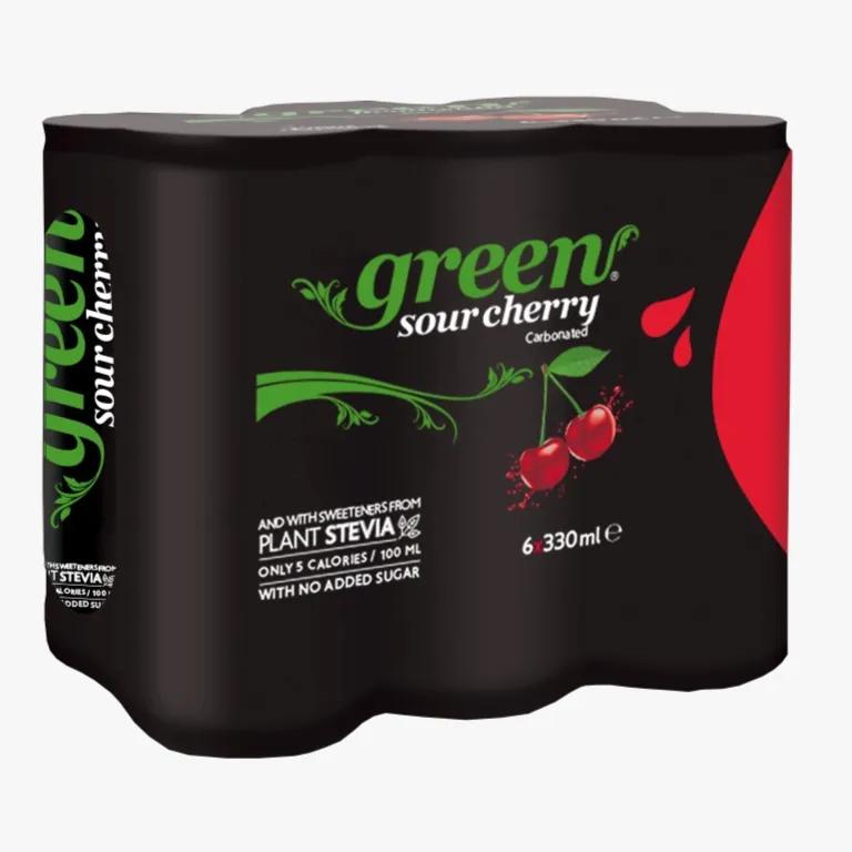 Green Sour Cherry Multipacks 6 Pieces Each 330ml