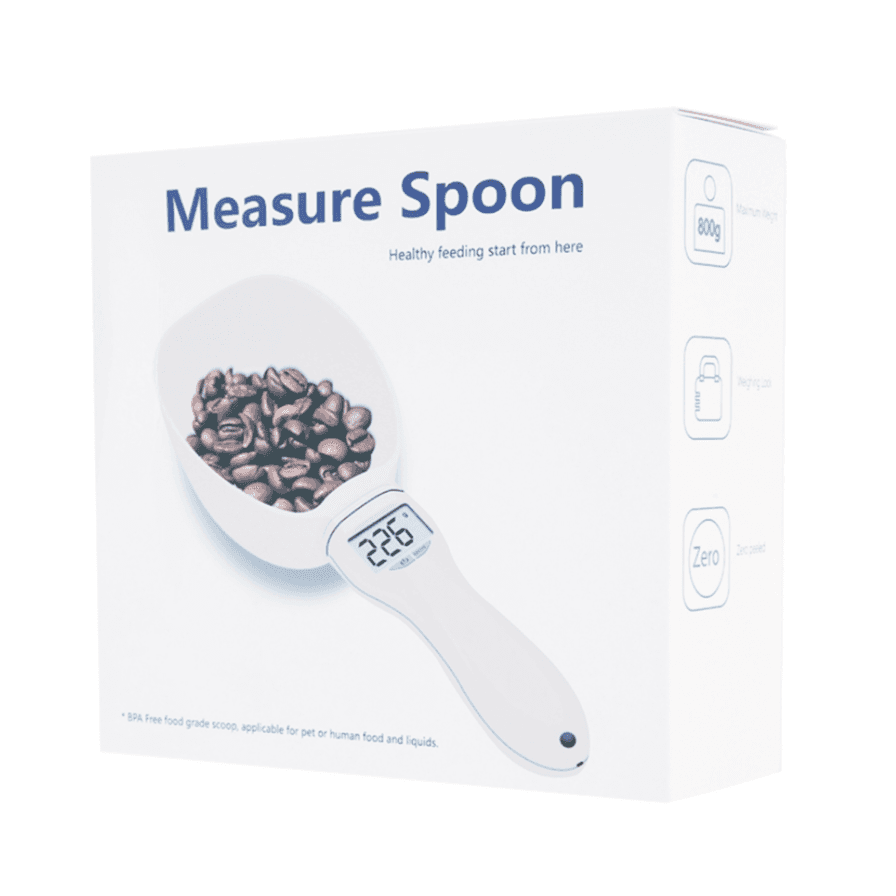 Portable Electric Scale Pet Dog Cat Food Measuring Spoon