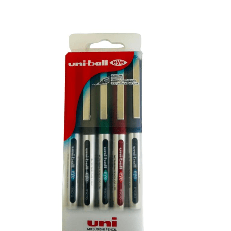 Uni-Ball Eye Pens Micro 0.7Mm Pack Of 5 (Pnub08)