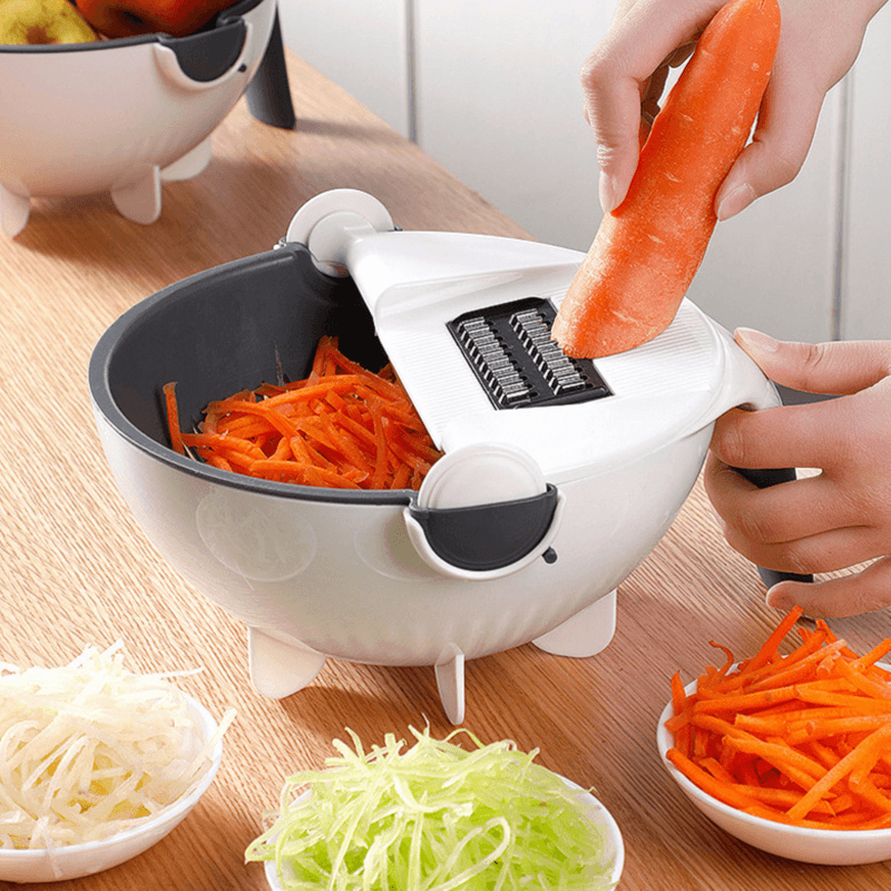 Multifunctional Manual Vegetable Cutter Slicer 9 In 1