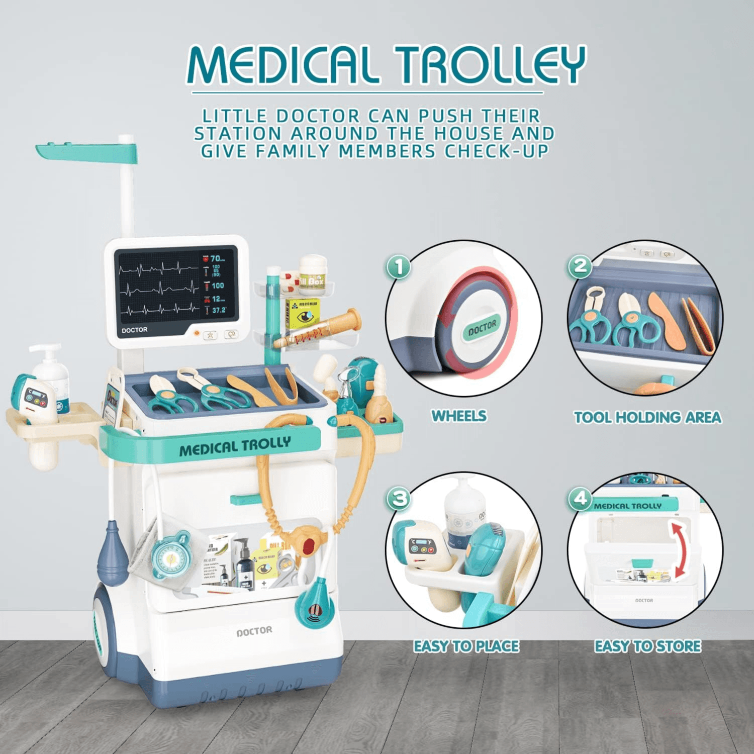 Doctor Set Toys-medical Game Set (Dtwd04_968)