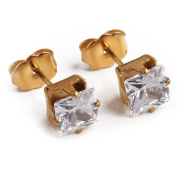 Tiny Ears - Stainless Steel Earrings - 22k Gold Plated - Assorted