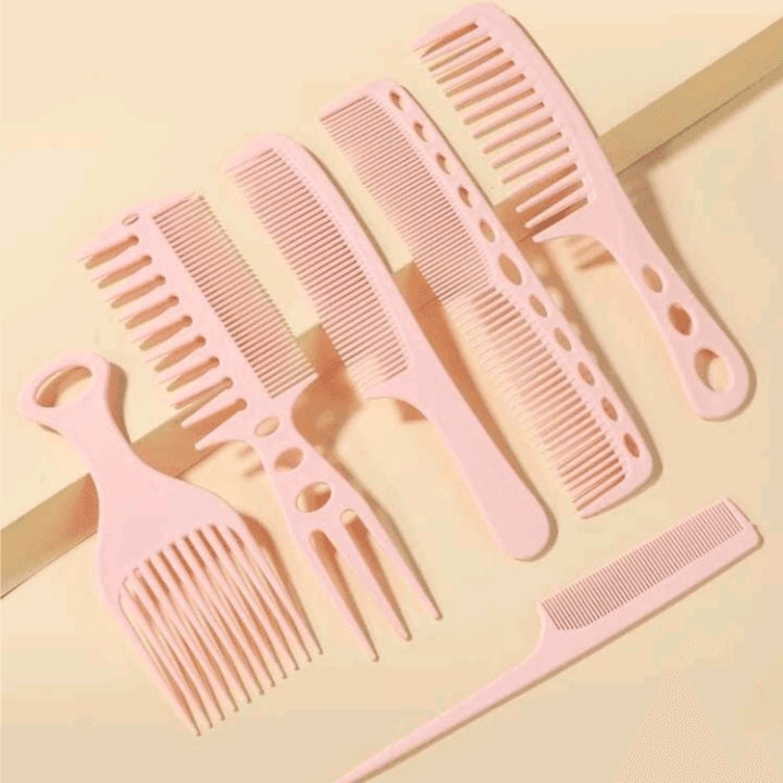 Hair Comb Set, 6 Pieces P-010