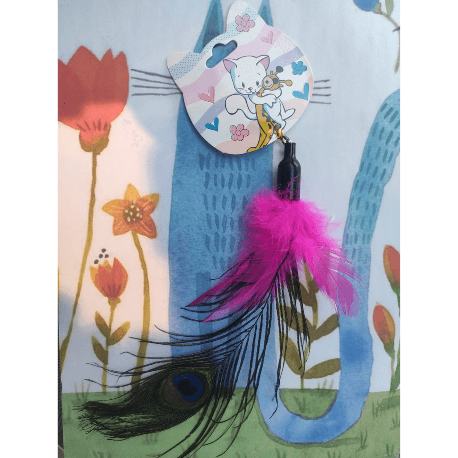 Peacock Feather Cat Toy Original