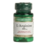 Nature's Bounty L-arginine 500mg 50 Capsules