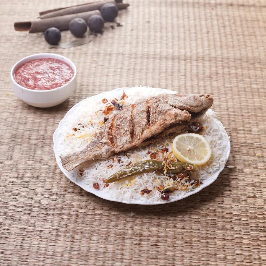 Fried Sherry Fish With arabic house rice