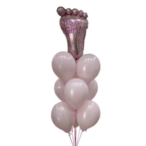 Baby Girl Helium Balloons Set 1