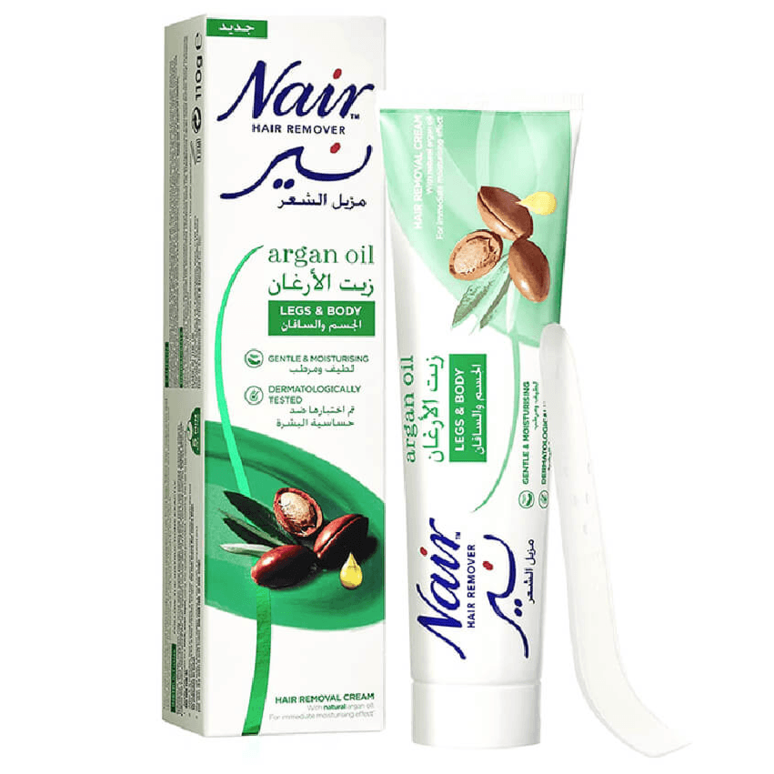 Nair Hair Removal Cream Gentle And Moisturizing With Argan Oil 110ml