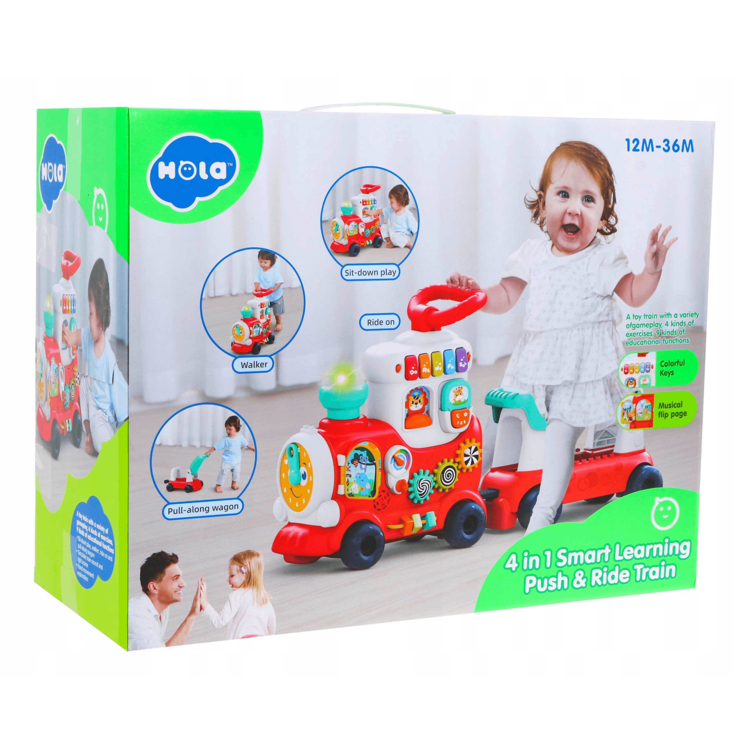 HOLA BRAND 4 In 1 BABY Smart Train