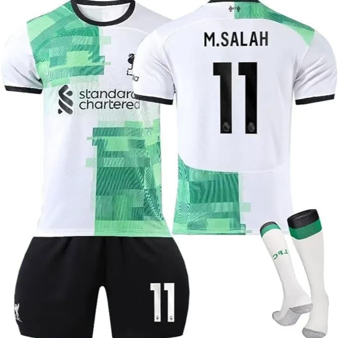 Liverpool Salah Green For Kids