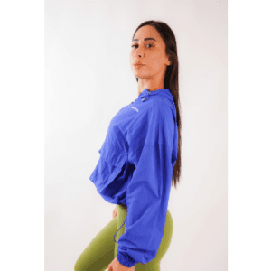 Gympanthere Sustainable Active Wear Track Jacket Blue Color