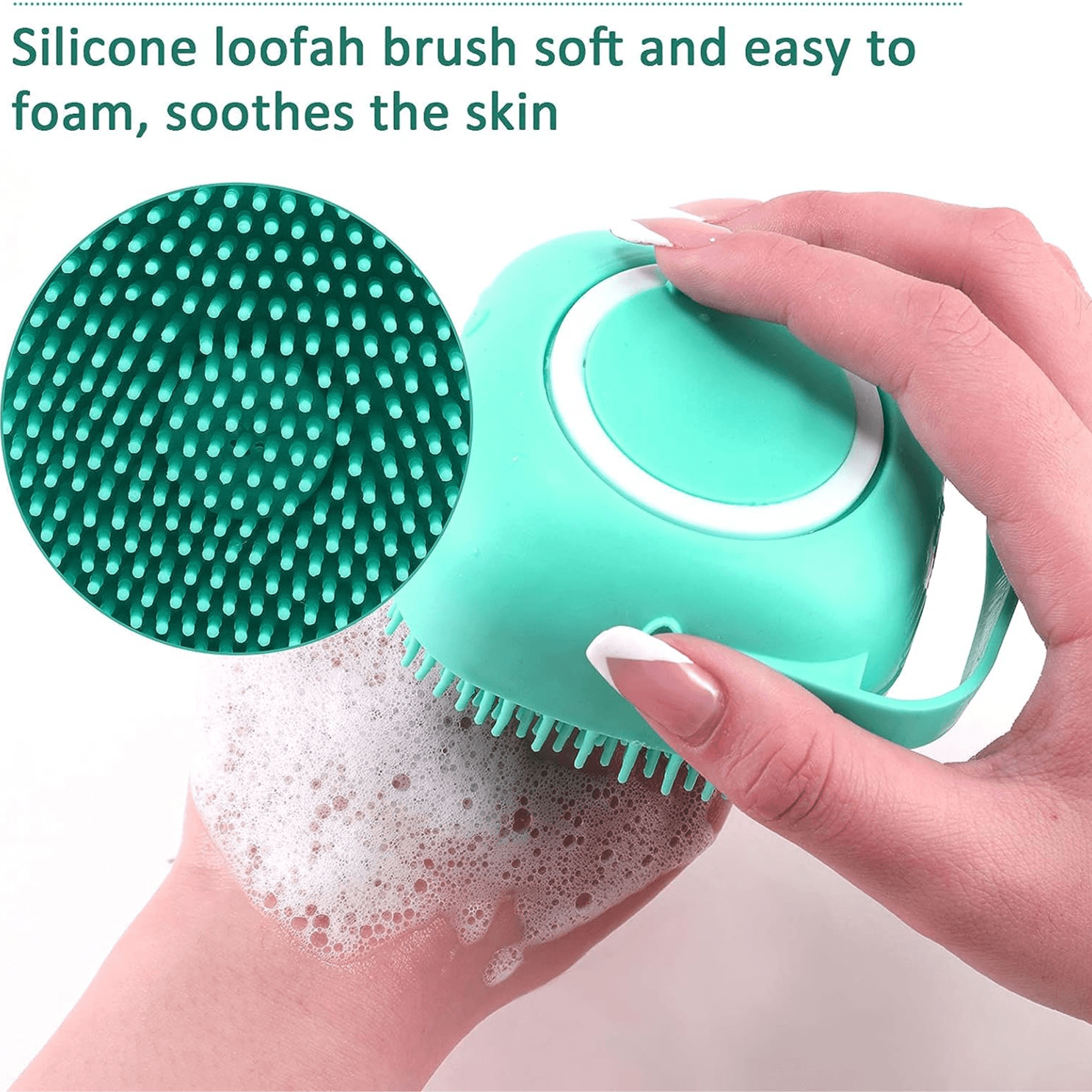 Silicone Massage Bath Brush (Assorted Color)