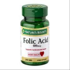 Nature Bounty Folic Acid 400 Mcg 250 Tablets