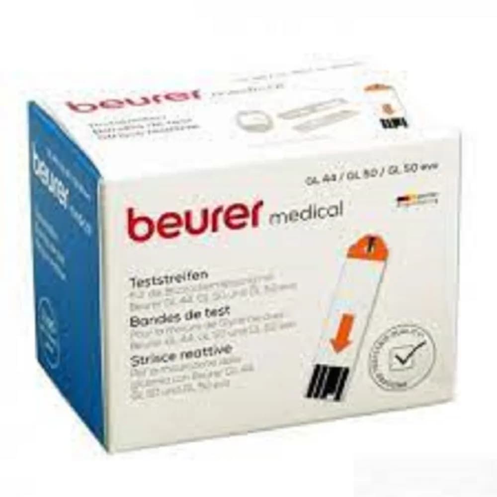 Beurer Gl44/gl50 Codefree Blood Glucose Test Strips 50s