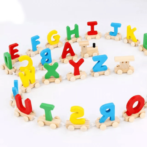 Magnetic letter Train