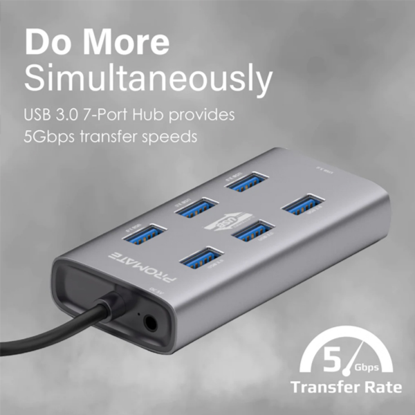 Promate 7 Port USB 3.0 Hub