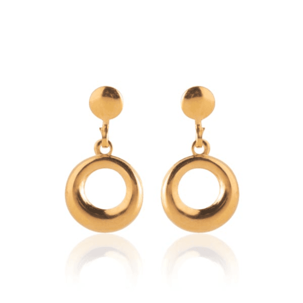 Tiny Ears - Stainless Steel Earrings - 22k Gold Plated - Assorted