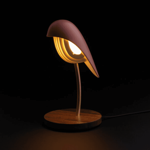 Daqi Concept Bird Light Burnt Brick