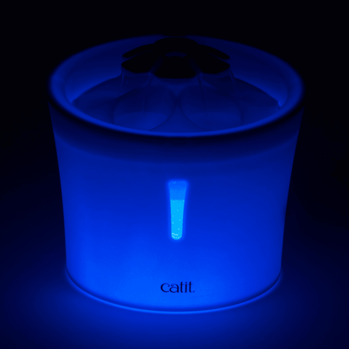 Catit Sense 2.0  Flower Fountain With Led  - Blue