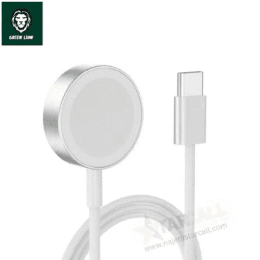 Green Ultra Magnetic Charging Cable (Type-C Interface) 3W for iWatch Series - White | GNIWCHULWH