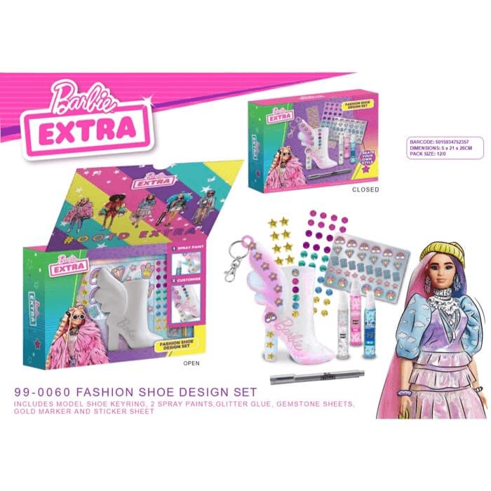 Barbie Extra Fashion Shoe Designer Set