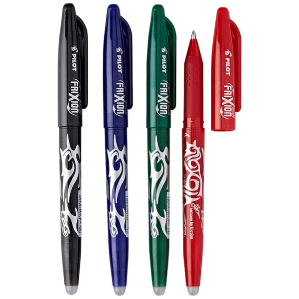 Pilot Frixion Erasable Ball Pen Pack Of 4 (Pnpt21)