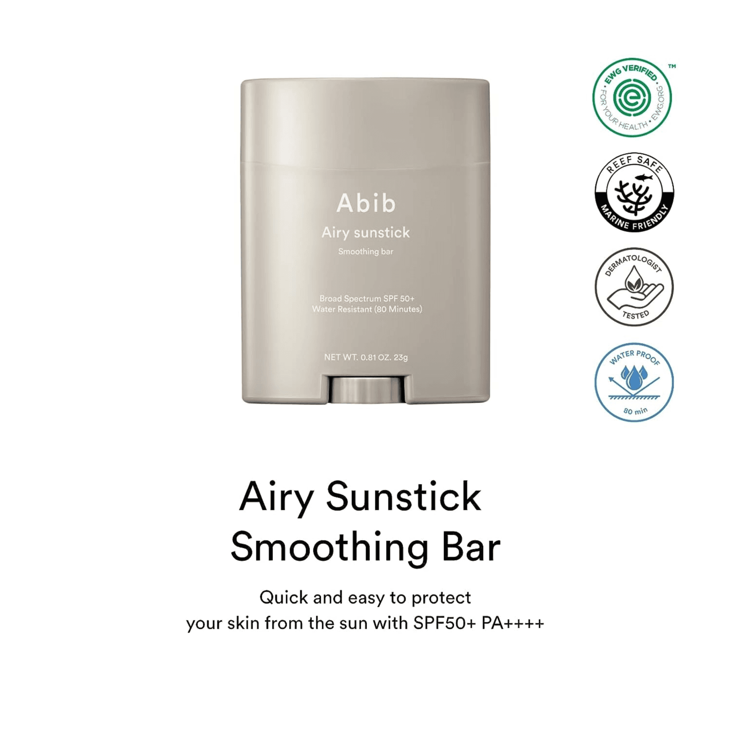 abib airy sunstick smoothing bar 23g