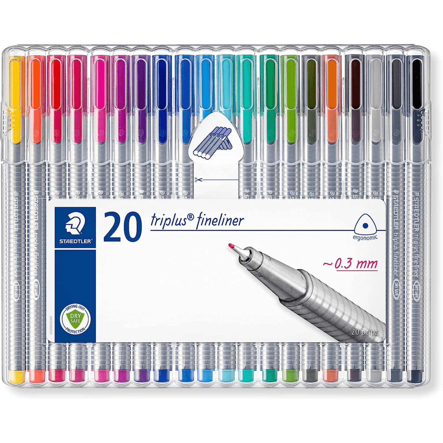 Staedtler Triples Fineline 20 Colours (Fpst03)