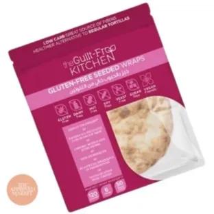 The Guilt Free Kitchen, Gluten Free Seeded Wraps, Vegan 50g