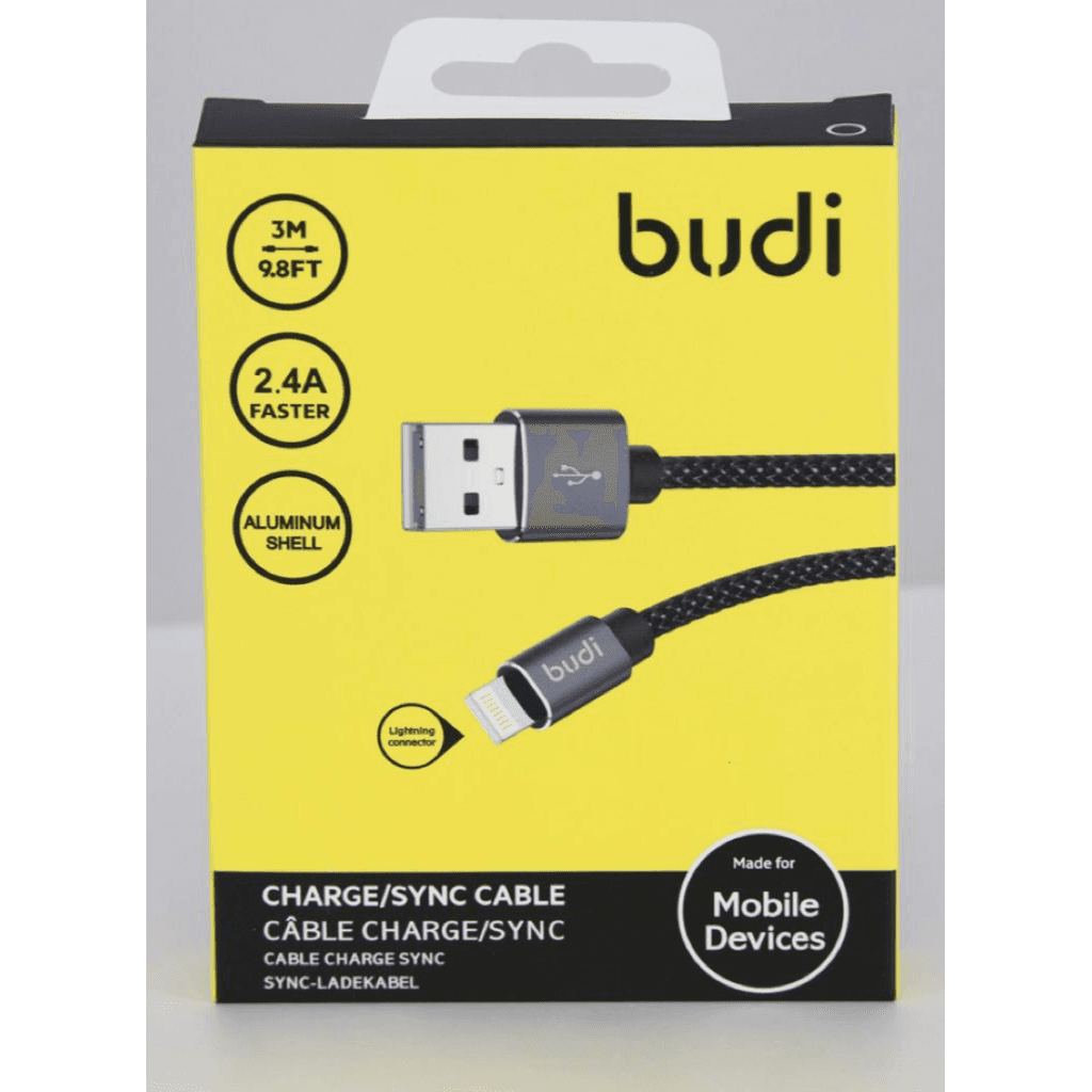 Budi USB-A To Lightning Cable – 3m