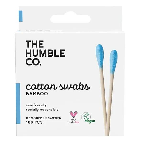 Humble Bamboo Cotton Swabs - Blue