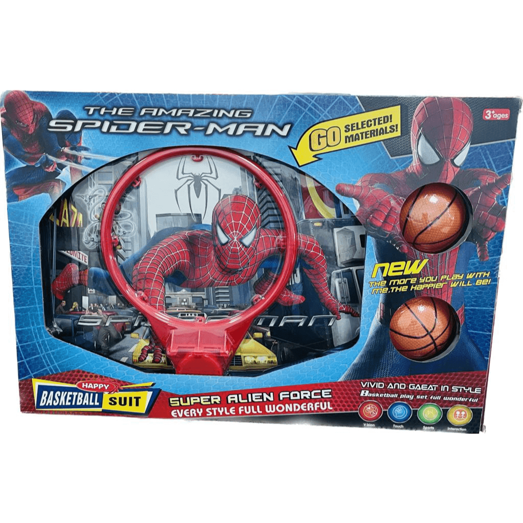 Spiderman Basketball Set Toy
