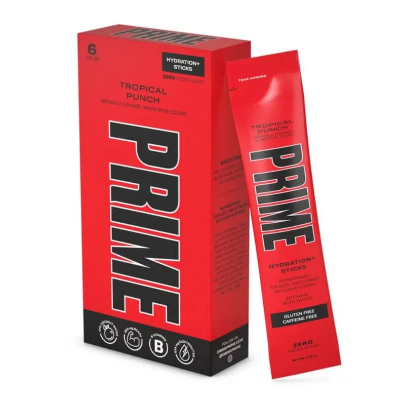 Prime-Hydration Sticks Tropical Punch-6X9.8G