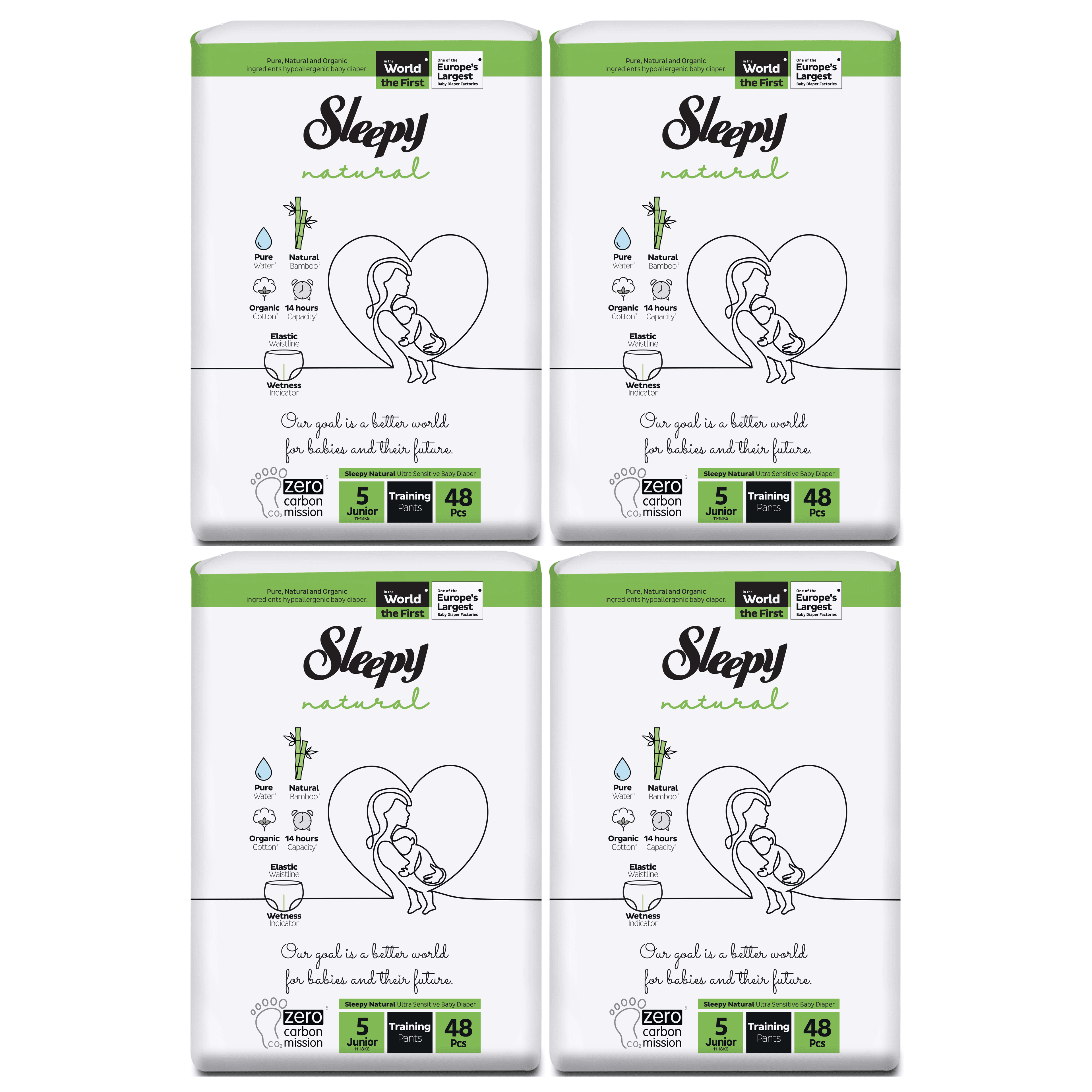 Sleepy Natural Pants 5 - Eco Package