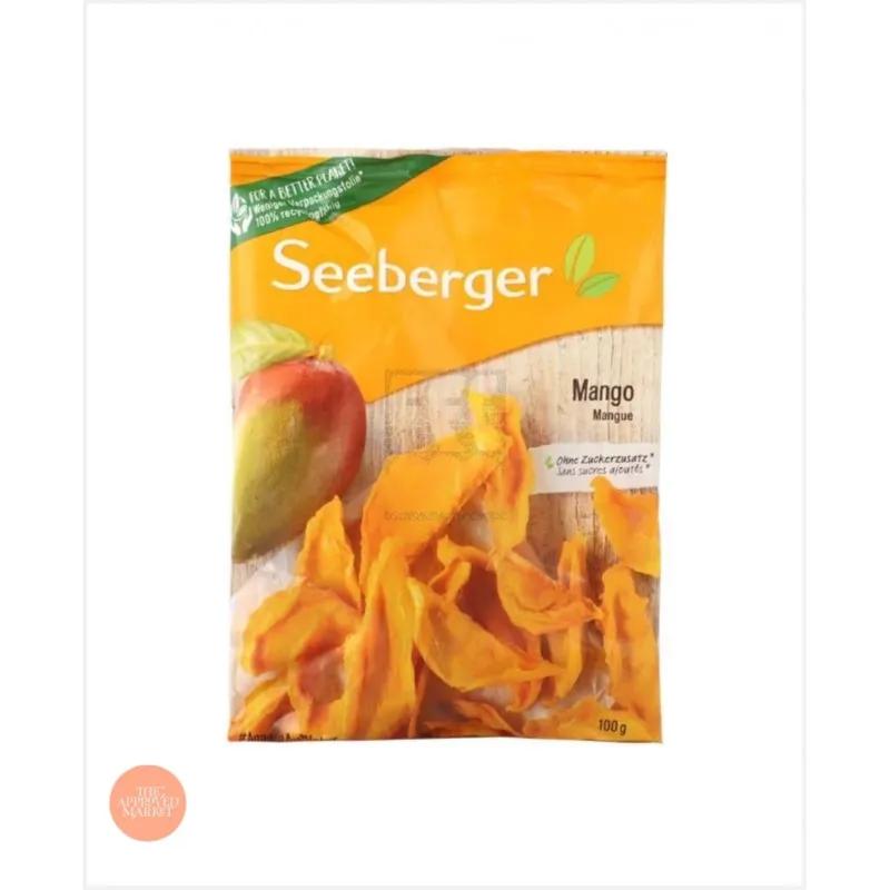 Seeberger Mango Stripes, Dried 100g