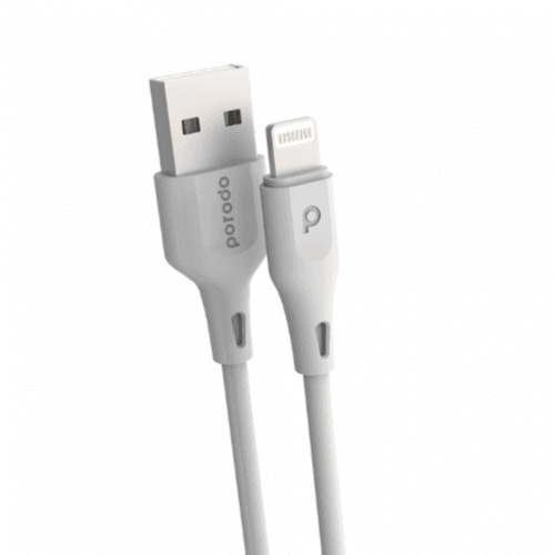 Porodo USB Cable Lightning Connector - White