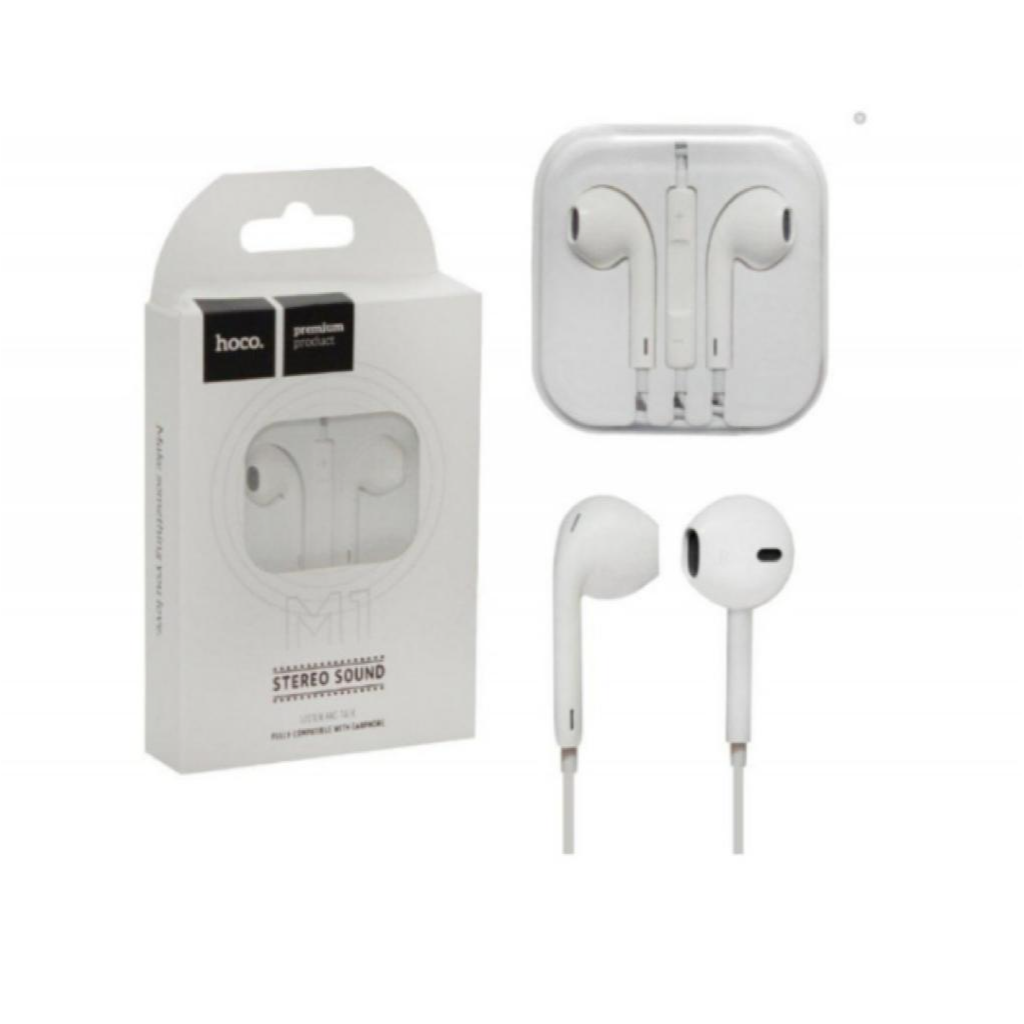 Hoco DM6 Series Wired Earphones 3.5mm - White