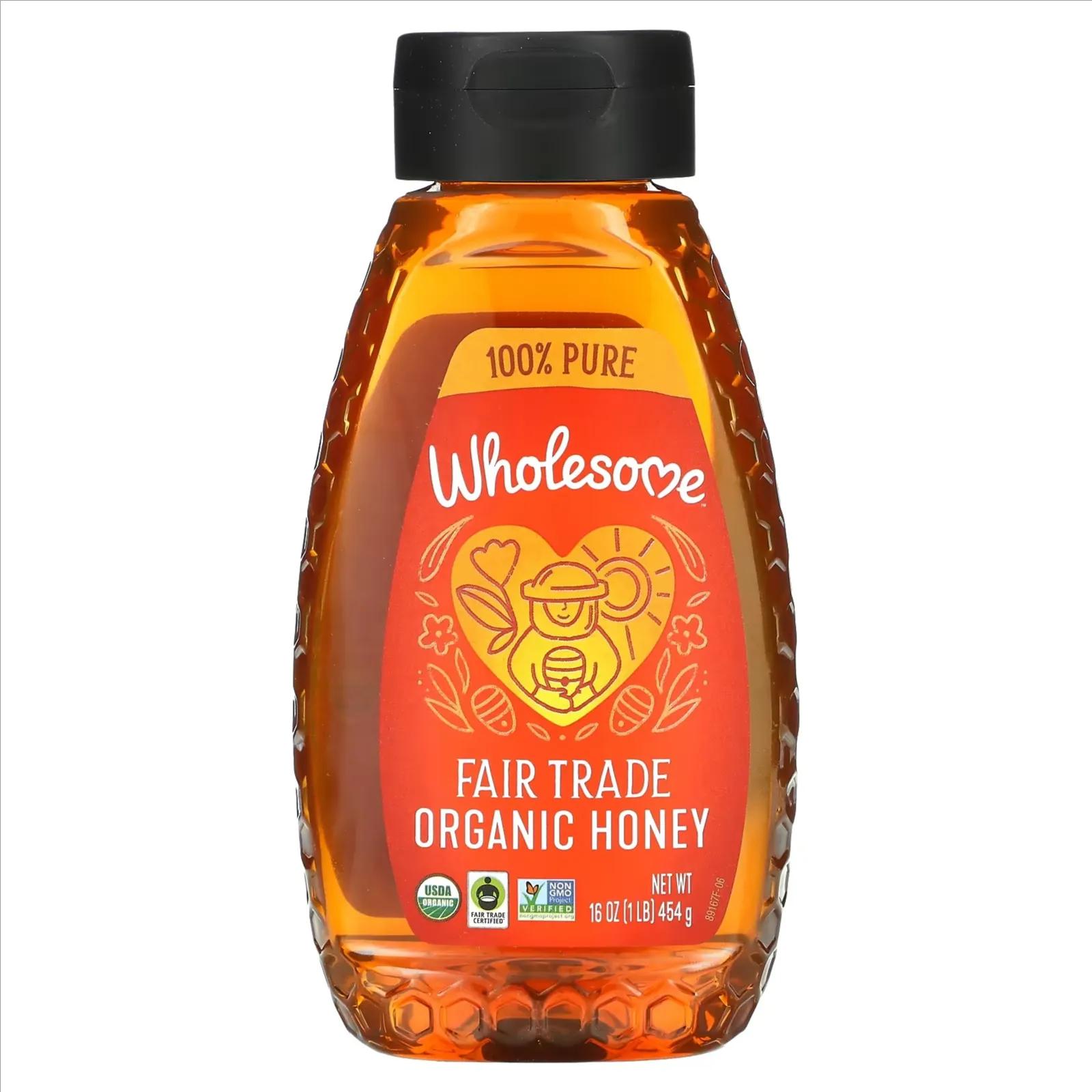 Wholesome Sweeteners Fair Trade Organic Amber Honey 454g