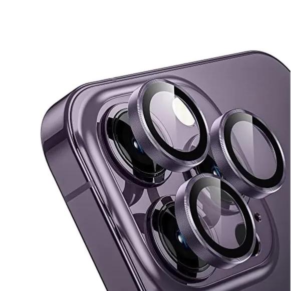 14 Promax - Camera Lens Protection Good Quality - Purple Color - Green Lion