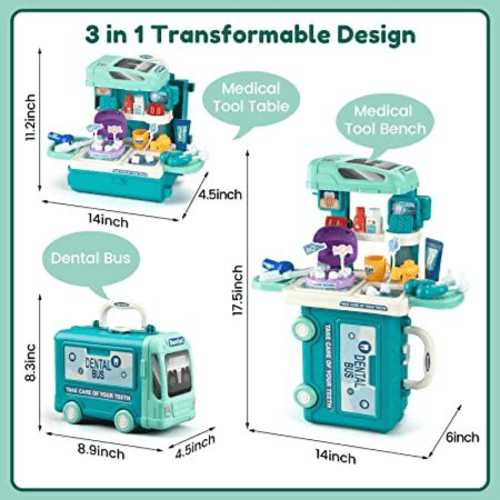 Dental Care Bus 34 Pieces